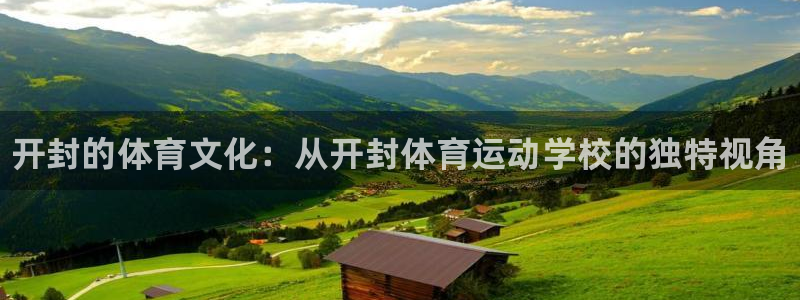 3377体育官网下载是干嘛的公司:开封的体育文化:从开封体育